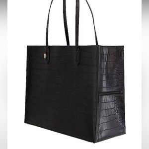 BEIS work tote in croc black